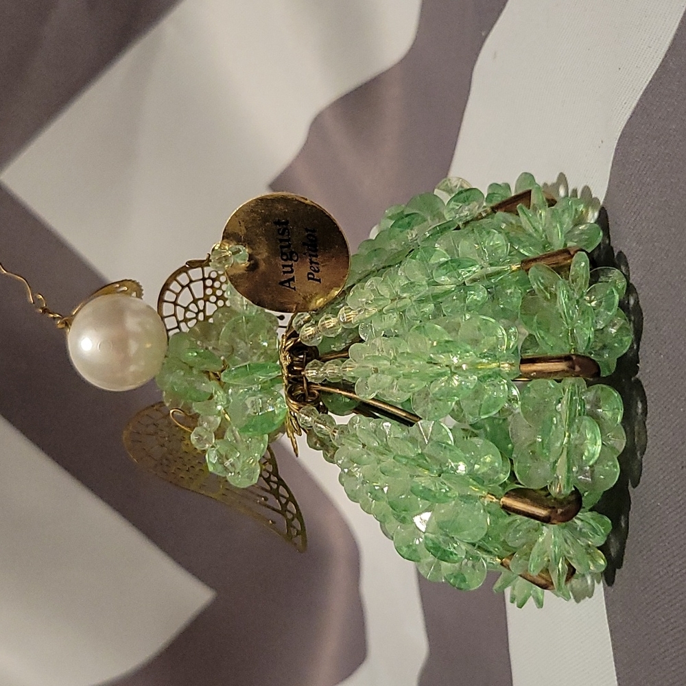 Peridot (August) birthstone angel